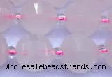 CME359 15 inches 10mm pumpkin rose quartz beads