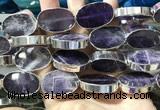 CME501 12 inches 18*28mm - 20*30mm oval amethyst beads