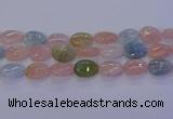 CMG234 15.5 inches 13*18mm flat teardrop morganite beads wholesale