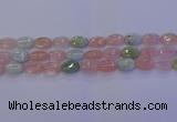 CMG238 15.5 inches 10*14mm oval morganite beads wholesale