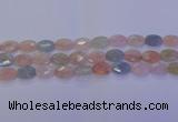 CMG265 15.5 inches 8*12mm faceted oval morganite beads