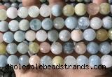 CMG388 15.5 inches 10mm faceted round morganite beads wholesale