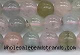 CMG391 15.5 inches 6mm round morganite gemstone beads