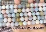 CMG404 15.5 inches 10mm round morganite beads wholesale