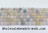 CMG431 15.5 inches 8mm round morganite beads wholesale