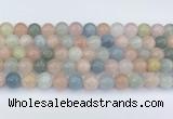 CMG433 15.5 inches 10mm round morganite beads wholesale