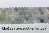 CMG441 15.5 inches 8mm round morganite gemstone beads wholesale