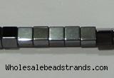 CMH159 15.5 inches 4*4mm cube magnetic hematite beads wholesale