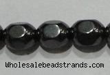 CMH169 15.5 inches 6*8mm lantern magnetic hematite beads