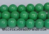 CMJ129 15.5 inches 8mm round Mashan jade beads wholesale