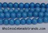 CMJ134 15.5 inches 4mm round Mashan jade beads wholesale