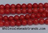 CMJ15 15.5 inches 4mm round Mashan jade beads wholesale