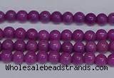 CMJ162 15.5 inches 4mm round Mashan jade beads wholesale