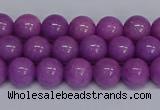 CMJ164 15.5 inches 8mm round Mashan jade beads wholesale