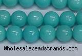 CMJ193 15.5 inches 10mm round Mashan jade beads wholesale