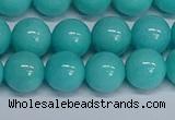 CMJ194 15.5 inches 12mm round Mashan jade beads wholesale