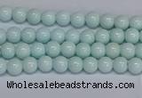 CMJ211 15.5 inches 4mm round Mashan jade beads wholesale