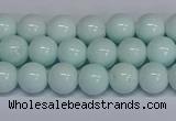 CMJ213 15.5 inches 8mm round Mashan jade beads wholesale