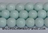 CMJ214 15.5 inches 10mm round Mashan jade beads wholesale