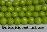 CMJ219 15.5 inches 6mm round Mashan jade beads wholesale