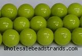 CMJ221 15.5 inches 10mm round Mashan jade beads wholesale