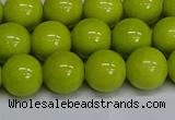 CMJ222 15.5 inches 12mm round Mashan jade beads wholesale