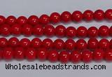 CMJ225 15.5 inches 4mm round Mashan jade beads wholesale