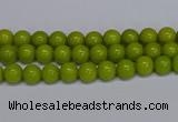 CMJ267 15.5 inches 4mm round Mashan jade beads wholesale