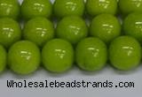 CMJ271 15.5 inches 12mm round Mashan jade beads wholesale