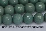 CMJ285 15.5 inches 12mm round Mashan jade beads wholesale