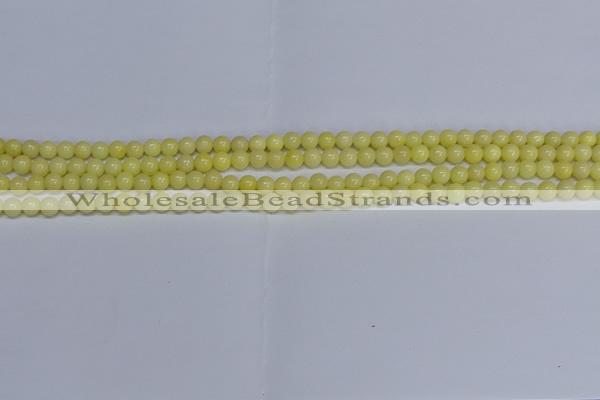 CMJ295 15.5 inches 4mm round Mashan jade beads wholesale