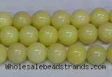 CMJ297 15.5 inches 8mm round Mashan jade beads wholesale