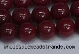 CMJ33 15.5 inches 12mm round Mashan jade beads wholesale