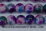 CMJ410 15.5 inches 10mm round rainbow jade beads wholesale