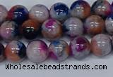 CMJ430 15.5 inches 8mm round rainbow jade beads wholesale