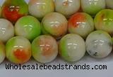 CMJ453 15.5 inches 12mm round rainbow jade beads wholesale