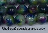 CMJ467 15.5 inches 12mm round rainbow jade beads wholesale