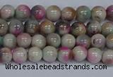 CMJ492 15.5 inches 6mm round rainbow jade beads wholesale