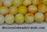 CMJ508 15.5 inches 10mm round rainbow jade beads wholesale