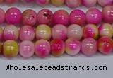 CMJ513 15.5 inches 6mm round rainbow jade beads wholesale