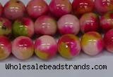 CMJ515 15.5 inches 10mm round rainbow jade beads wholesale