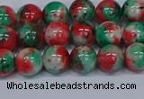 CMJ535 15.5 inches 8mm round rainbow jade beads wholesale