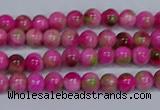 CMJ547 15.5 inches 4mm round rainbow jade beads wholesale