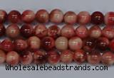 CMJ554 15.5 inches 4mm round rainbow jade beads wholesale