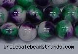 CMJ600 15.5 inches 12mm round rainbow jade beads wholesale