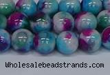 CMJ613 15.5 inches 10mm round rainbow jade beads wholesale