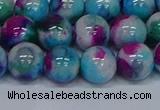 CMJ614 15.5 inches 12mm round rainbow jade beads wholesale