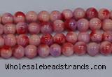 CMJ617 15.5 inches 4mm round rainbow jade beads wholesale