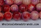 CMJ620 15.5 inches 10mm round rainbow jade beads wholesale