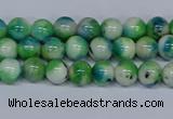 CMJ625 15.5 inches 6mm round rainbow jade beads wholesale